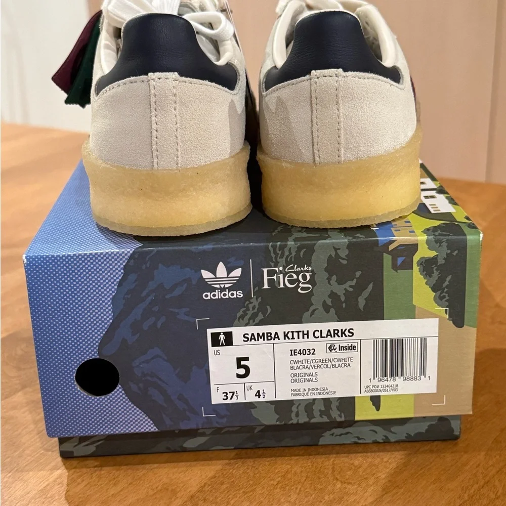 adidas Clarks 8th Street Samba by Ronnie Fieg Kithmas White Multi